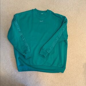 Nike Men's Green Crewneck Sweater